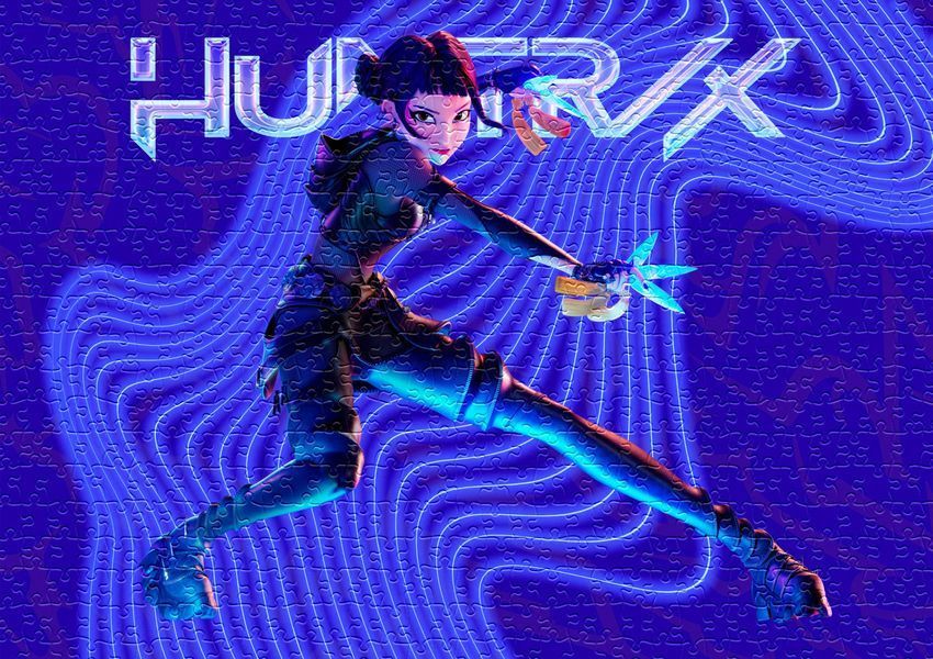Фотопазл 29*20 см, (А4) 120 елементів "Zoey. Huntrix. K-Pop demon hunters" #1081-П фото