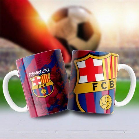 Чашка з написом "FC Barcelona" #1318 фото