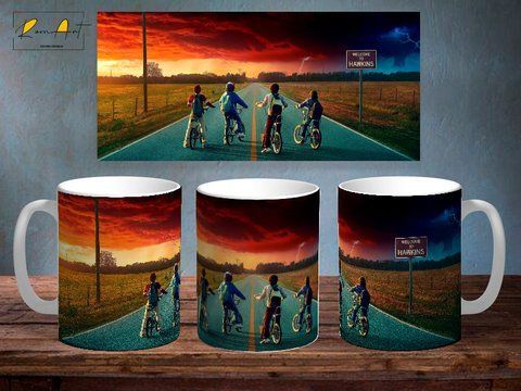 Чашка з принтом "Stranger Things 2" #1365 фото