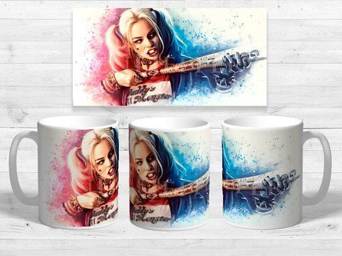 Чашка з написом "Harley Quinn 2" #0503 фото
