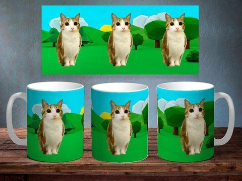 Чашка з принтом &laquo;Мяул. Meowl&raquo; #1051 фото