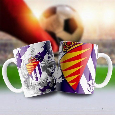 Чашка з написом "Real Valladolid Club de F&uacute;tbol, S.A.D." #1320 фото