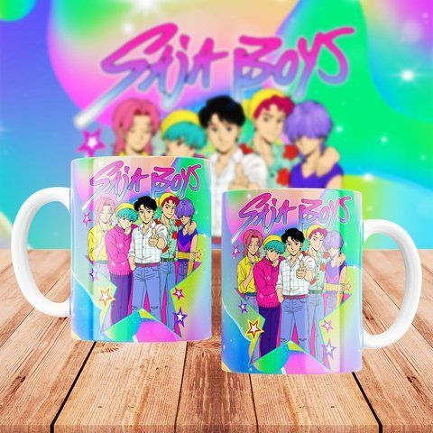 Чашка з принтом &laquo;Saja boys&raquo; #1125 фото