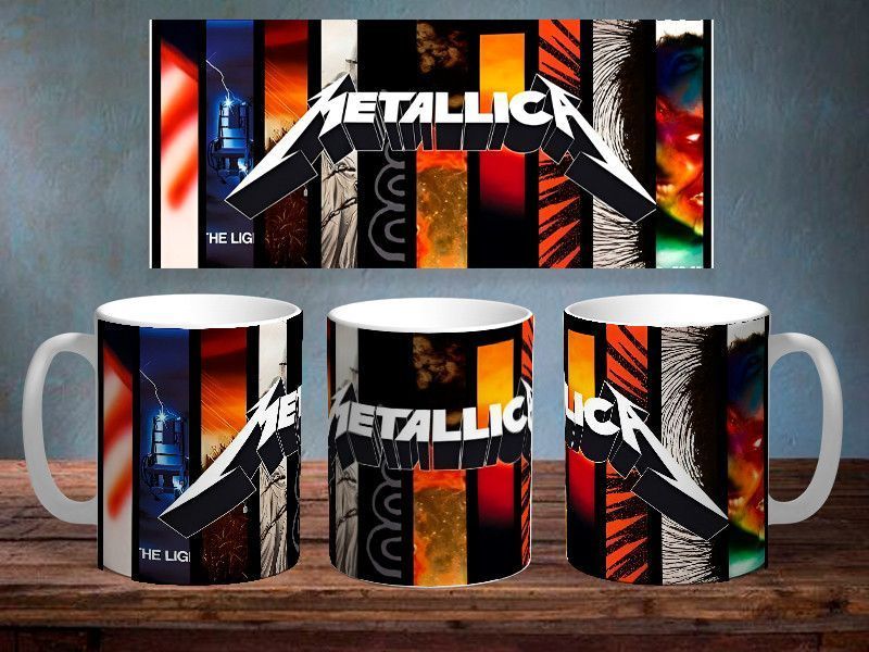 Чашка з принтом &laquo;Metallica&raquo; #0956 фото