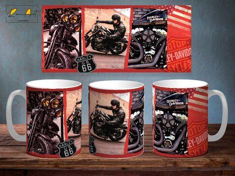 Чашка з принтом &laquo;Harley Davidson 5&raquo; #1860 фото