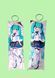 Брелок міні-дакімакура "Hatsune Miku 2" #0224 фото 1