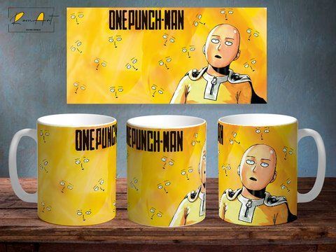 Чашка з принтом "One-Punch Man" #1407 фото