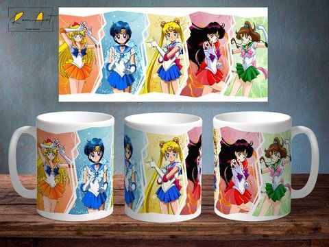 Чашка з принтом "Sailor Moon 2" #1370 фото