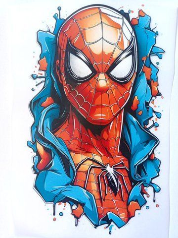 Термонаклейка для одягу, наліпка "Спайдермен, Людина павук, SpiderMan" #0771-ПР фото