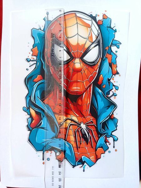 Термонаклейка для одягу, наліпка "Спайдермен, Людина павук, SpiderMan" #0771-ПР фото