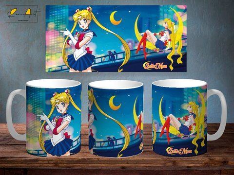 Чашка з принтом "Sailor Moon 3" #1371 фото