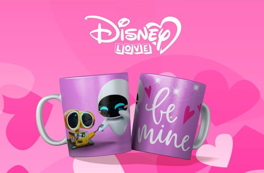 Чашка з принтом &laquo;Disney Love&raquo; #1208 фото