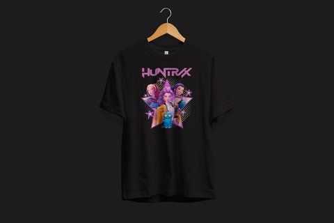 Футболка дитяча з принтом "K-Pop Demon Hunters Huntrix" #1041-ФД фото