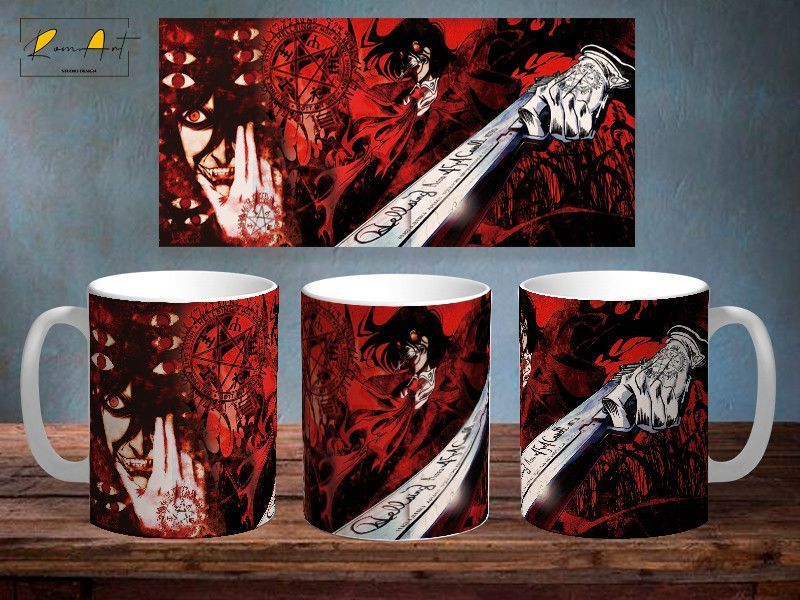 Чашка з принтом "Alucard - Hellsing" #1410 фото
