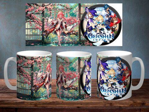 Чашка з принтом &laquo;Genshin Impact&raquo; #0965 фото