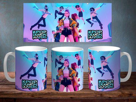 Чашка з принтом &laquo;Huntrix. K-Pop demon hunters&raquo; #1060 фото
