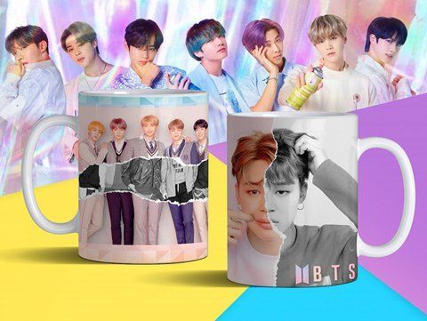 Чашка з принтом &laquo;BTS 21&raquo; #1281 фото