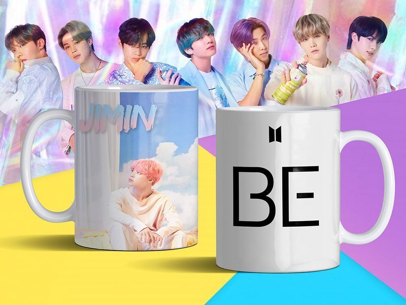 Чашка з принтом &laquo;BTS 22&raquo; #1282 фото