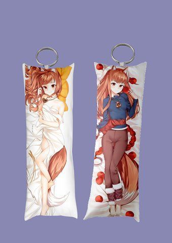 Брелок міні-дакімакура "Spice and Wolf Holo" #1359 фото