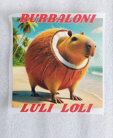 Термонаклейка для одягу, наліпка "Бурбалоні Лулі Лолі, Burbaloni Luli Loli" #0746М-ПР фото