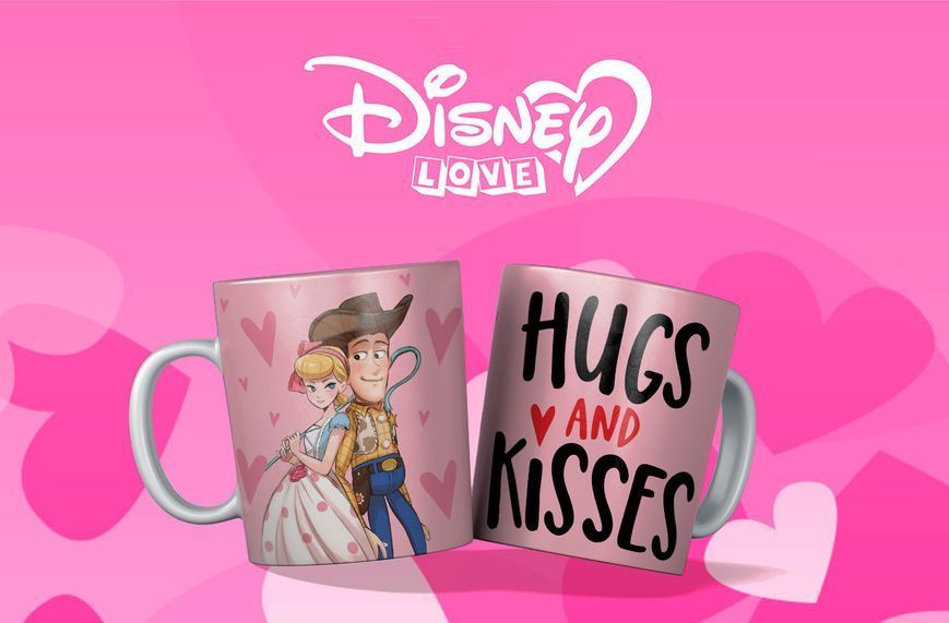 Чашка з принтом &laquo;Disney Love 2&raquo; #1209 фото