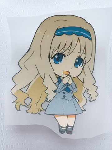 Термонаклейка для одягу, наліпка "Puni Colle! Kokoro з аніме-серіалу "Darling in the Franxx" #0167-ПР фото