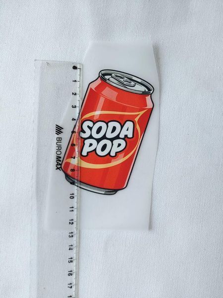 Термонаклейка для одягу, наліпка "Soda Pop" #0970-ПР фото