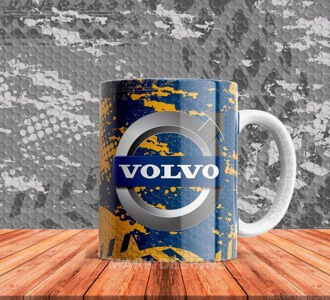 Чашка з принтом &laquo;АвтоЛого volvo&raquo; #1337 фото