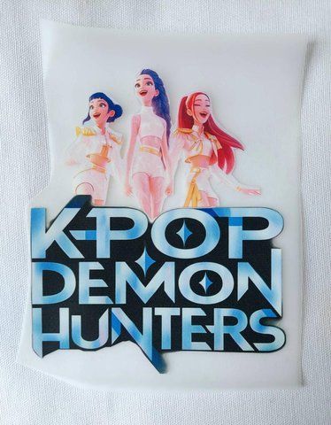 Термонаклейка для одягу, наліпка "K-Pop Demon Hunter" #0973-ПР фото