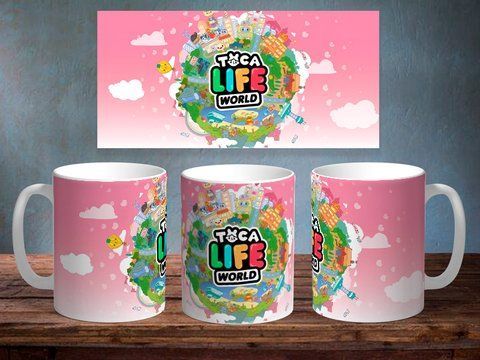 Чашка з принтом &laquo;Toca Boca&raquo; #0996 фото