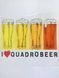 Термонаклейка для одягу, наліпка "I love quadrobeer" #0331-ПР фото 1