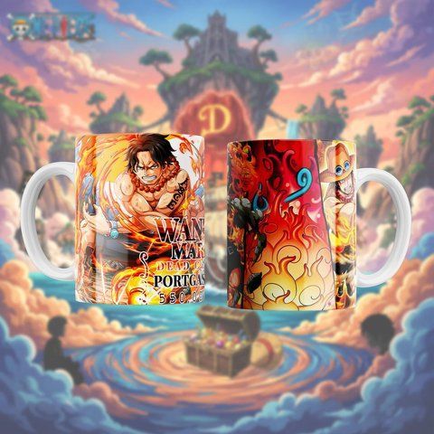 Чашка з принтом &laquo;One Piece 5&raquo; #1342 фото