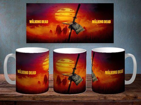 Чашка з принтом &laquo;Walking dead&raquo; #1143 фото