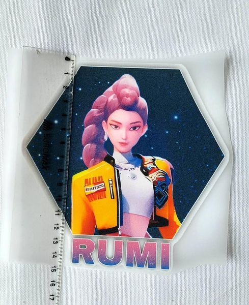 Термонаклейка для одягу, наліпка "K-Pop Demon Hunter. Румі" #0978-ПР фото