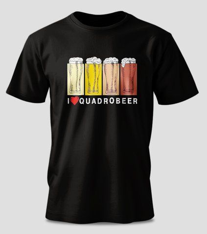 Футболка з принтом "Я люблю квадробір, i love quadrobeer" #0331-Ф фото