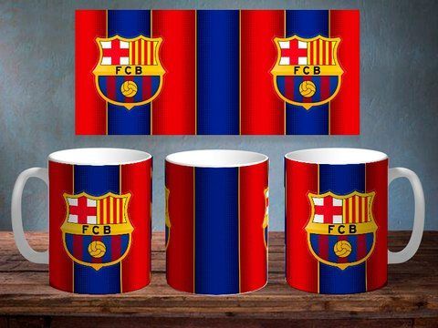 Чашка з написом "FC Barcelona" #1045 фото