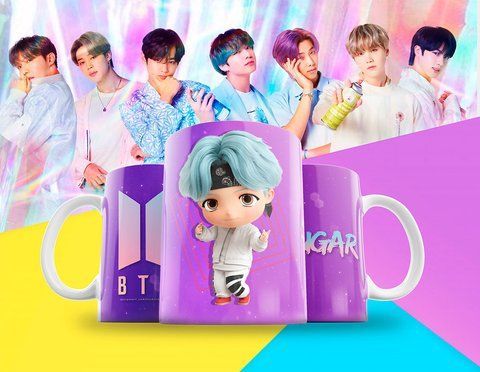 Чашка з принтом &laquo;BTS 38&raquo; #1298 фото