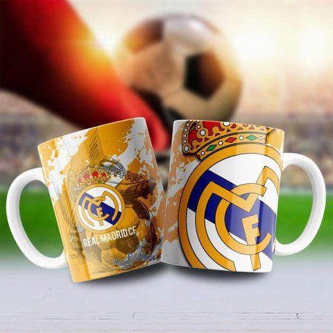 Чашка з написом "FC Real Madrid" #1047 фото