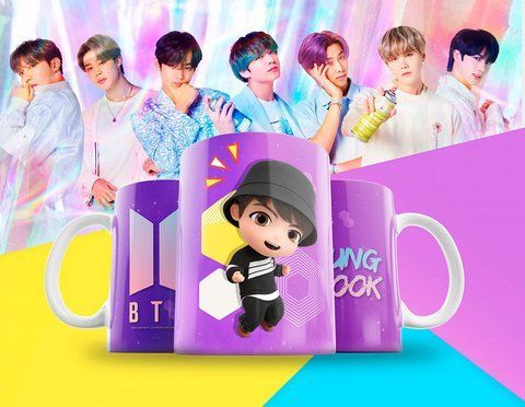 Чашка з принтом &laquo;BTS 39&raquo; #1299 фото