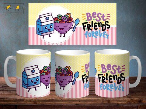 Чашка з принтом &laquo;Best friends 9&raquo; #1200 фото