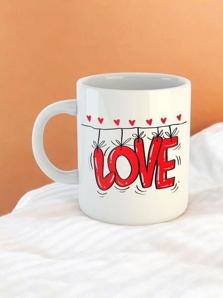 Чашка з принтом Love #0092 фото