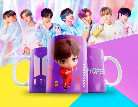 Чашка з принтом &laquo;BTS 42&raquo; #1302 фото