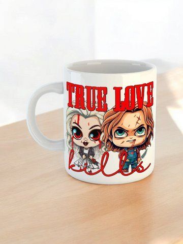 Чашка з принтом True love kills #0095 фото