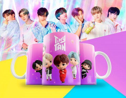 Чашка з принтом &laquo;BTS 43&raquo; #1303 фото