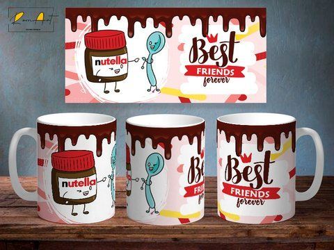 Чашка з принтом &laquo;Best friends 14&raquo; #1205 фото