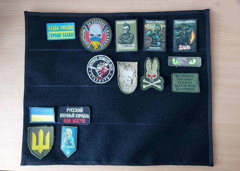 Велкро панель, патч борд ,патч панель для шевронів та патчів #1057 фото