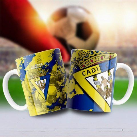 Чашка з написом "C&aacute;diz CF" #1314 фото