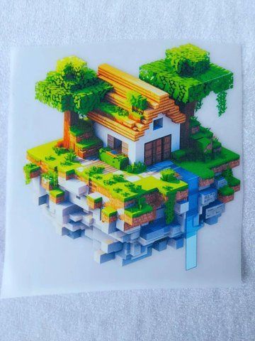 Термонаклейка для одягу, наліпка "Minecraft" #1120-ПР фото
