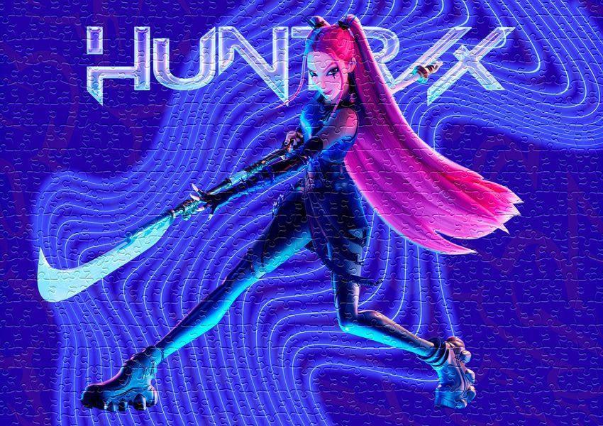 Фотопазл 29*20 см, (А4) 120 елементів "Mira. Huntrix. K-Pop demon hunters" #1080-П фото